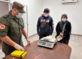 Aguas Blancas: llevaba mas de 36 kilos de cocaína ocultos en juegos de sábanas