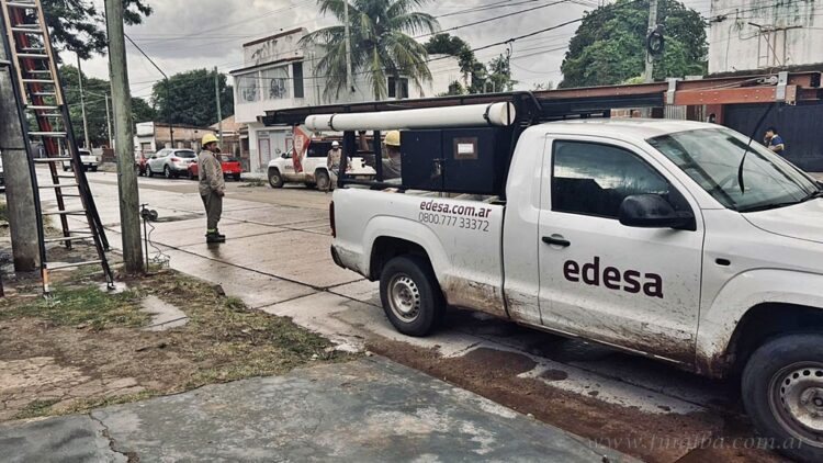 Corte en el suministro eléctrico por tormentas y vientos fuertes