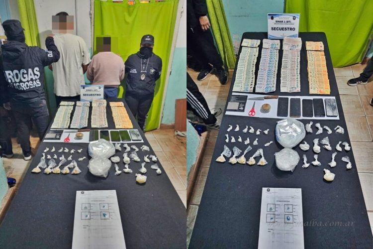 Denuncias web: dos personas detenidas y más de 900 dosis de drogas secuestradas en Tartagal