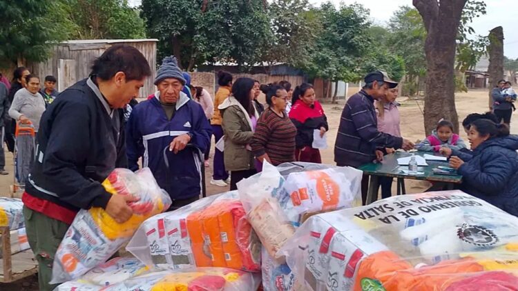 Tartagal: continúa la distribución de módulos alimentarios del Programa Focalizados