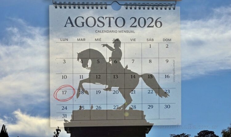 Agosto sin días no laborables: el único fin de semana largo del mes será por San Martín