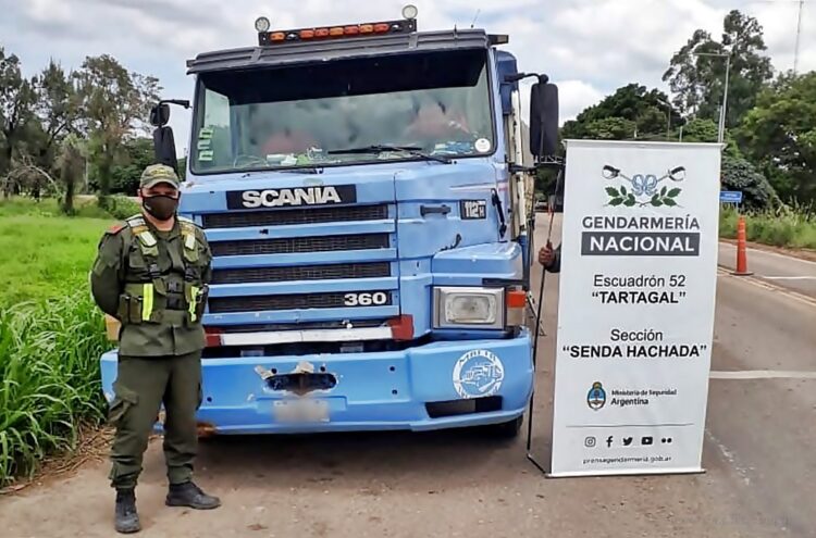 Senda Hachada: secuestran 87 toneladas de soja con destino a frontera