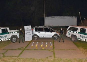 Embarcación: dos detenidos con 29 kilos de droga