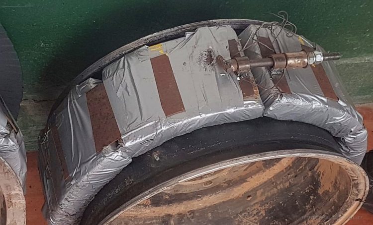 Senda Hachada: encontraron 30 kilos de droga ocultos en los neumáticos de una camioneta