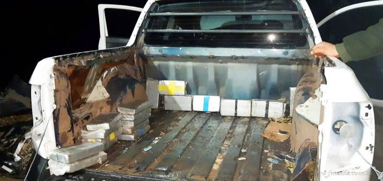 Senda Hachada: descubren más de 100 kilos de droga oculta en camioneta