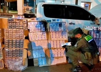 Aguaray: incautan más de 12 mil paquetes de cigarrillos en contrabando