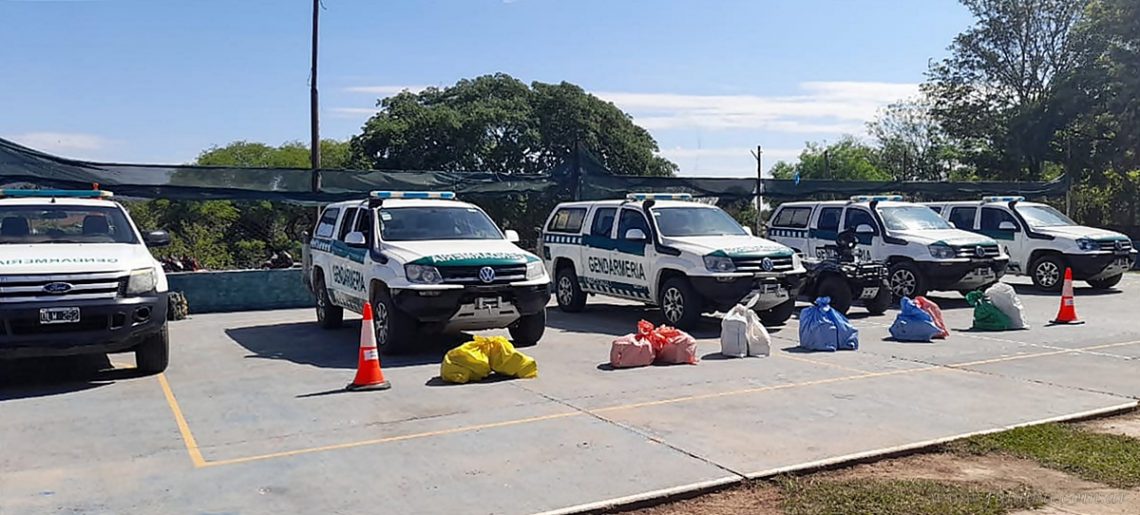Aguaray: gendarmes incautan soja y drogas en operativos de control