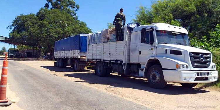 Aguaray: en control de Gendarmería interceptan 10 millones en contrabando