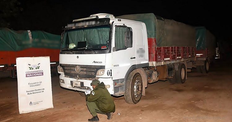 Controlan tres camiones que transportaban más de 106 toneladas de soja sin aval legal