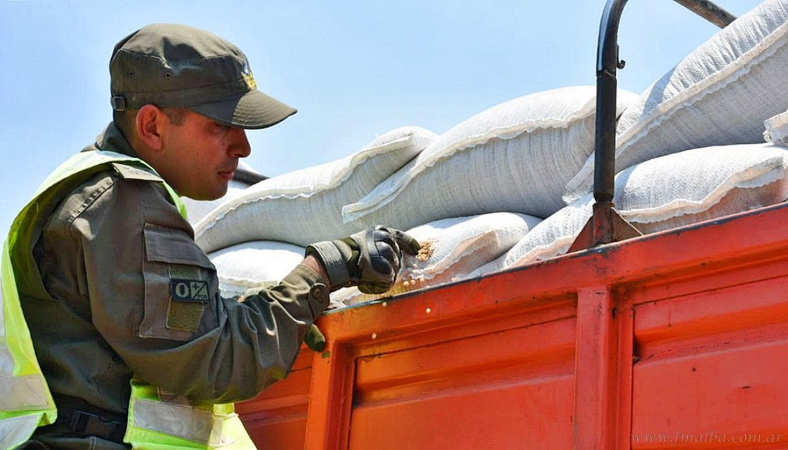 Aguaray: en controles de rutina, gendarmes incuatan varios litros de lubricantes automotrices, granos, coca y madera