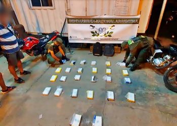 Salvador Mazza: abandonan mochilas con más de 27 kilos de cocaína