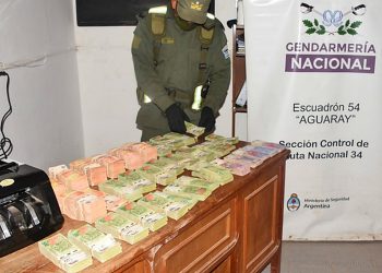 Aguaray: incautan suma millonaria en pesos argentinos y toneladas de soja