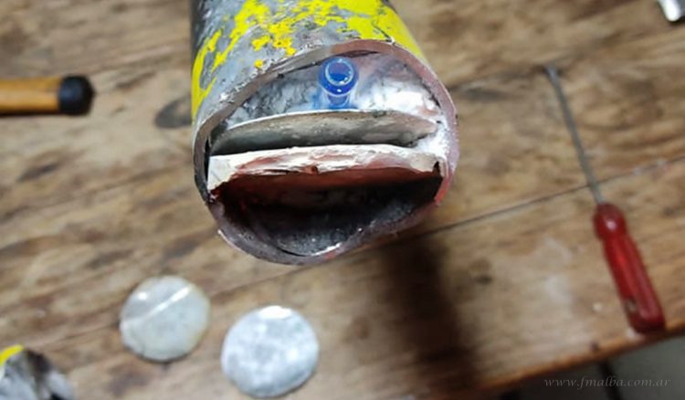 Narcotráfico: gendarmes encuentran droga como relleno en una lanza para tiro remolque