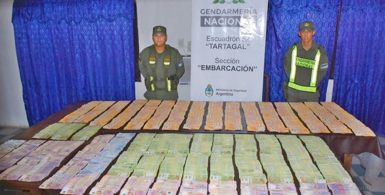 Embarcación: secuestran más de 8 millones de pesos en un operativo de seguridad vial