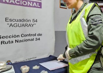 Aguaray: una detenida con droga adosada al cuerpo