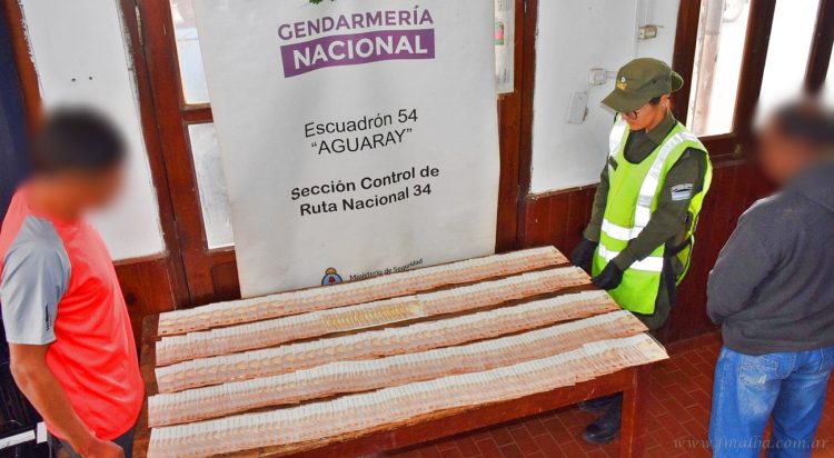 Aguaray: gendarmes incautan varios miles de euros y coca