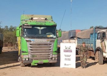 Aguaray: interceptan contrabando de 96 toneladas de soja