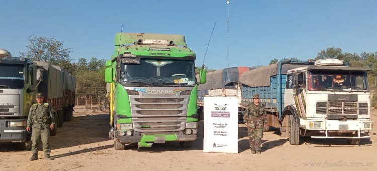 Aguaray: interceptan contrabando de 96 toneladas de soja