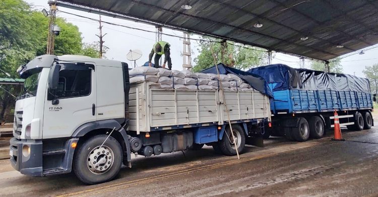 Aguaray: interceptan miles de toneladas de granos y cereles