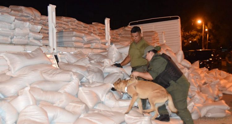 Narcotráfico: gendarmes interceptan más de 400 kilos de drogas