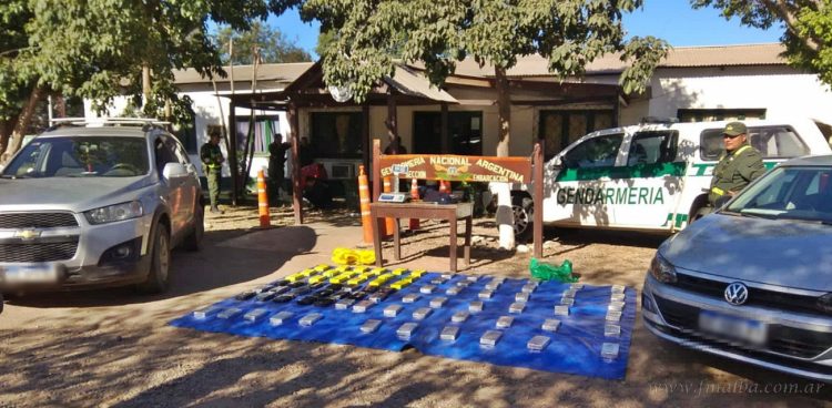 Senda Hachada: desbaratan banda narcocriminal y secuestran 82 kilos de drogas