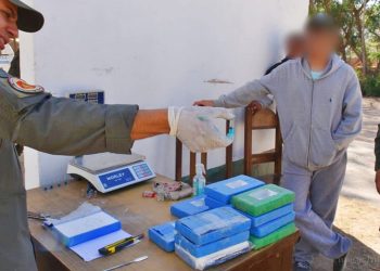 Corral Quemado: camioneta abandonada con casi 200 kilos de drogas