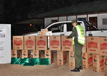 Aguaray: gendarmes interceptan cigarrillos y hojas de coca en contrabando
