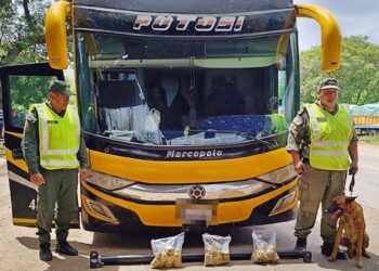 Aguaray: dos choferes bolivianos detenidos por narcotráfico