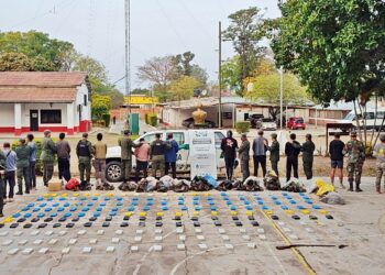 Narcotráfico: 11 detenidos en Tartagal por transportar más de 200 kilos de drogas