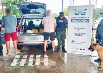 Salvador Mazza: dos personas detenidas con varios kilos de drogas