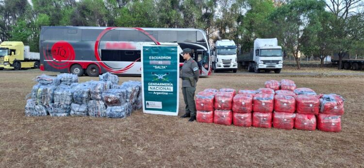 Gendarmería Nacional secuestró mercadería de contrabando y droga en operativos realizados en la provincia