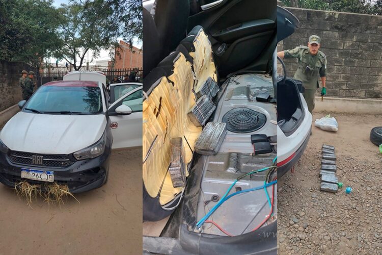 Salta: condenan a policía por coordinar con su hijo un transporte de 12 kilos de cocaína