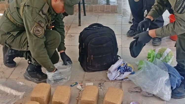 Narcotráfico: tres mujeres y un menor sorprendidos con estupefacientes en operativos de Gendarmería