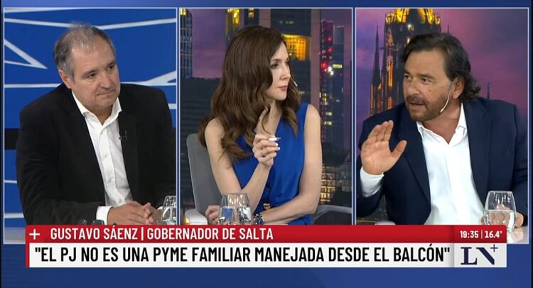 Sáenz acusó a Cristina Kirchner de manejar el PJ “como una pyme familiar”