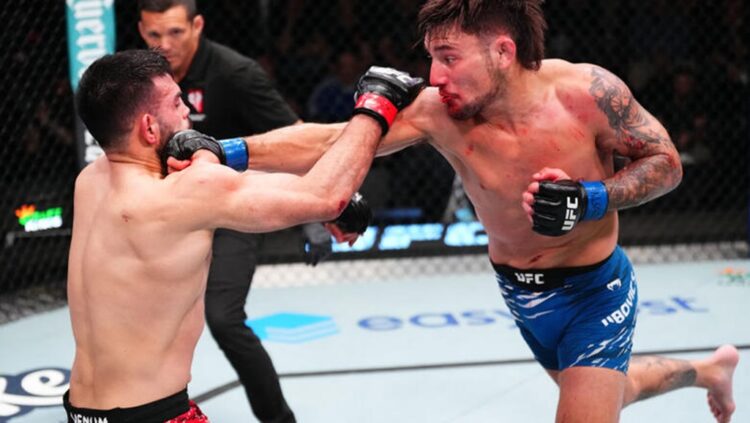 Fallo dividido: Esteban “El Gringo” Ribovics cayó ante Haqparast en un emocionante combate en UFC Vegas 103