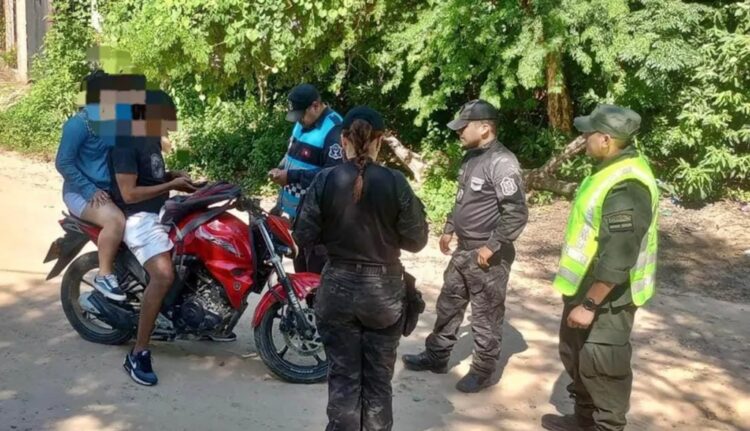 Operativo interfuerzas en Salvador Mazza en el marco del Plan Güemes