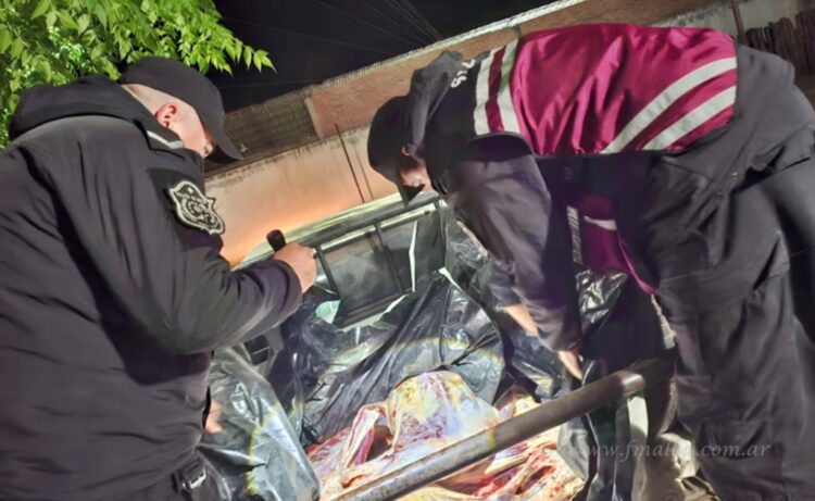 Morillo: secuestran 50 kilos de carne que eran transportados de forma ilegal