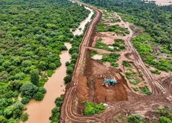 Río Pilcomayo: intensifican obras hídricas preventivas en el departamento Rivadavia