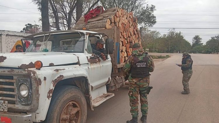 Sin papeles: llevaba 181 despuntes de madera nativa en la Ruta 34