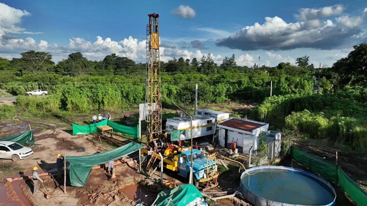 El nuevo pozo de Yacuy ya tiene un 30% de avance