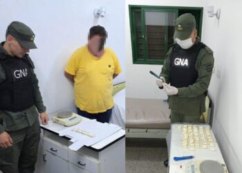 Detienen a “cápsulero” con 733 gramos de cocaína que intentaba viajar a Alemania