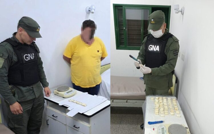 Detienen a “cápsulero” con 733 gramos de cocaína que intentaba viajar a Alemania