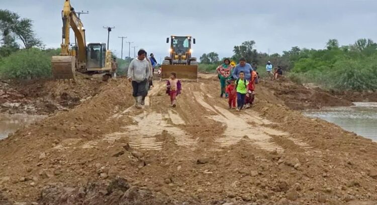Chaco salteño: se restauró el tránsito vehicular entre Santa Victoria y Misión La Paz