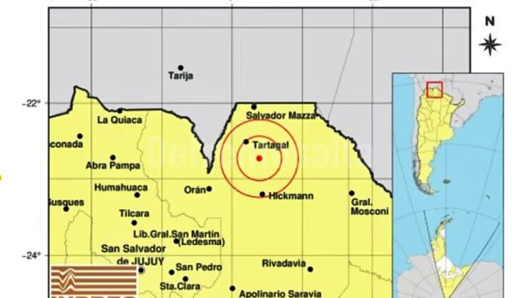 Sismo: un temblor sacudió el norte salteño