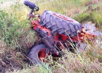 Río Itiyuro: hombre perdió la vida al volcar con su tractor