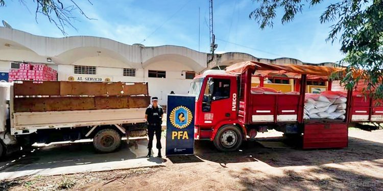 Salvador Mazza: Policía Federal intercepta soja y cervezas en contrabando