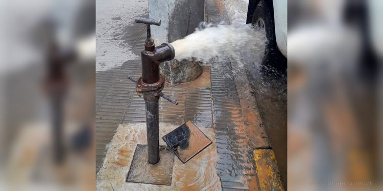 Hospital Juan Domingo Perón: “purga” de cañerías para retomar la provisión de agua