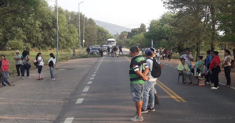 Aguaray: comunidad Capiazuti volvió a cortar el paso por Ruta 34