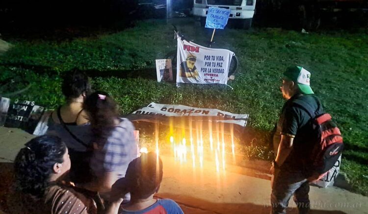 Aguaray: a un mes del fallecimiento de Federico Villagra, marcha de vecinos