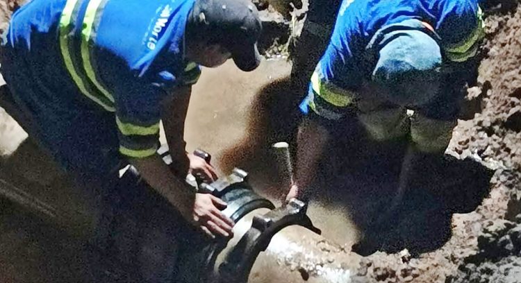 Tartagal: rotura en acueducto afectó servicio en barrios de zona norte